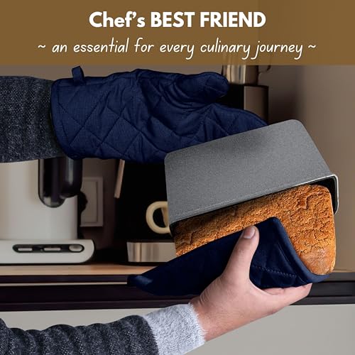 4 Piece Set 2 Oven Mitts & 2 Potholders (4 Count)