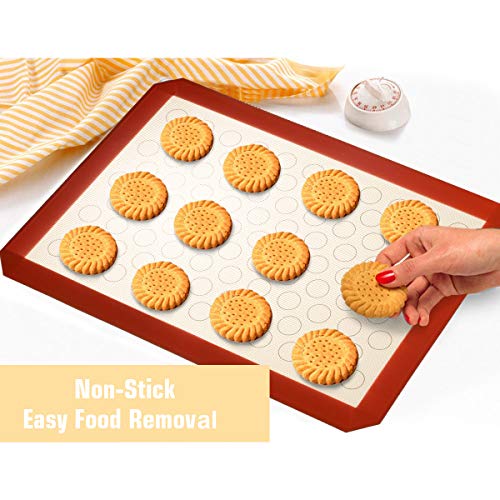 Baking Sheet with Silicone Mat Set