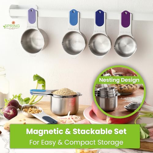 Magnetic Measuring Cups & Spoons Set of 15