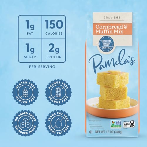 Pamela's Gluten Free Cornbread & Muffin Mix (72 Ounce)