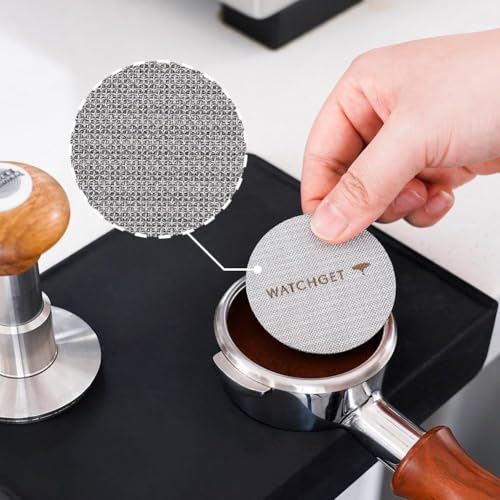51mm Espresso Puck Screen Reusable Coffee Filter Mesh Plate