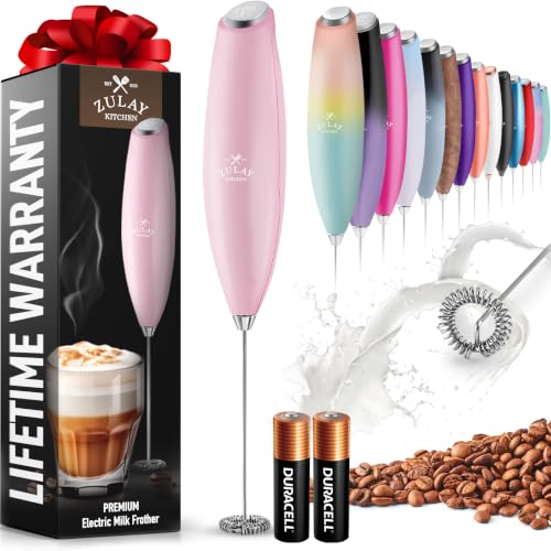 Zulay Powerful Milk Frother for Coffee with Upgraded Titanium Motor