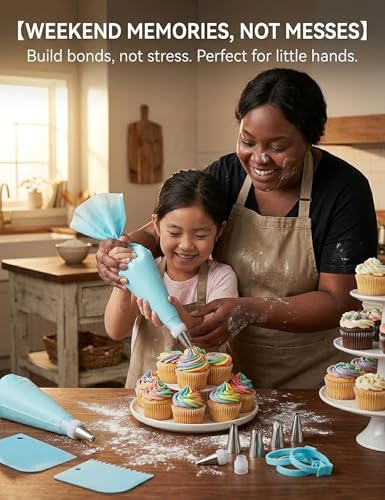 Reusable Piping Bags and Tips Set (20 Count)