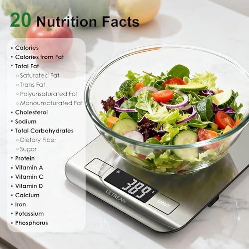 Smart Food Kitchen Scale with Nutritional Calculator