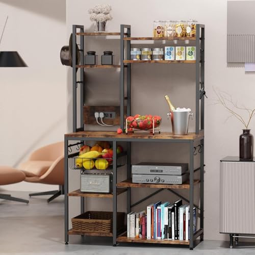 Bakers Rack with Power Outlet