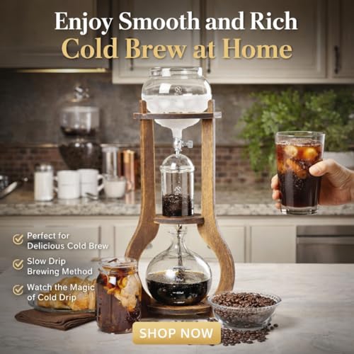 Iced Coffee Cold Brew Drip Tower Coffee Maker