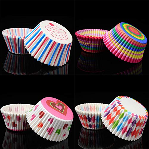 1000 Pack Paper Baking Cups Cupcake Liners Muffin Liner (1000 Count)