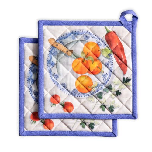 Pot Holders 100% Cotton Potholders (2 Count)