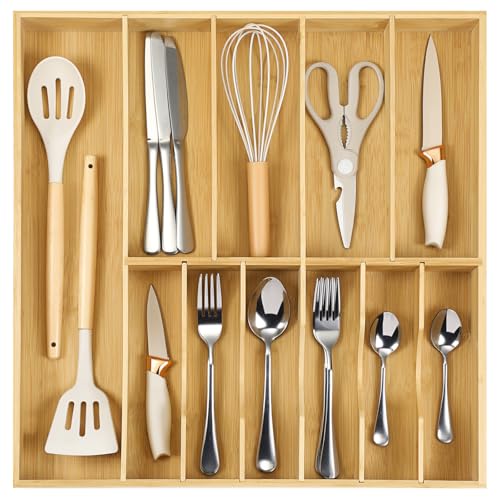 Silverware Organizer for Kitchen Drawers