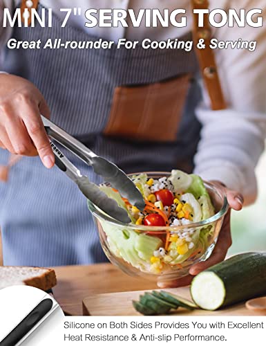 Premium Kitchen Locking Tong Set of 3