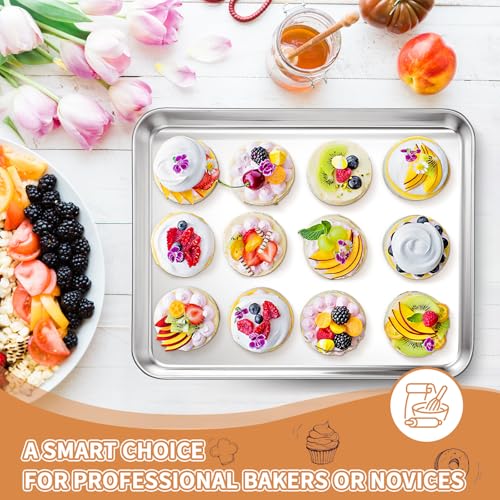 Stainless Steel Baking Sheet Pan Set of 2