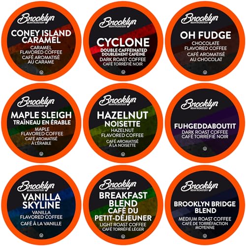 Coffee Pods Assorted Handcrafted Gourmet Variety Pack Coffee Sampler (40 Count)