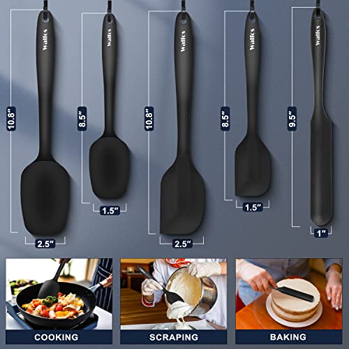 600°F High Heat Resistant Silicone Spatula Set of 5 (5 Count)