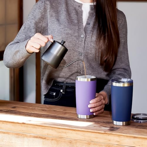 20oz Tumbler 12 Pack Double Wall Vacuum Insulated Travel Mug Bulk (12 Count)