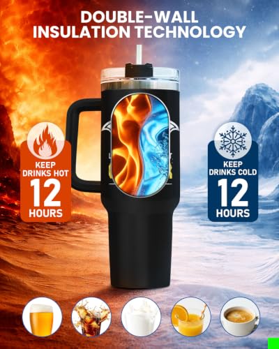 Dad Dadman Funny 40 oz Tumbler with Handle