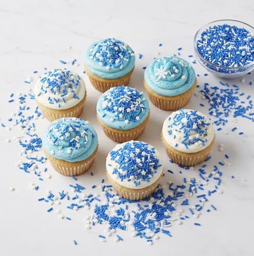 Sprinkles Edible Cake and Cupcake Sprinkles with Assorted Shapes and Sizes for Parties (4 Ounce)