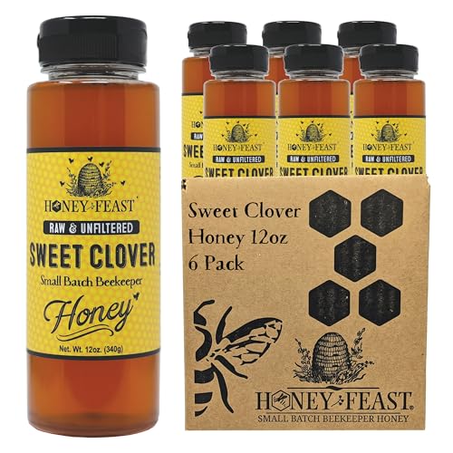 Sweet Clover Honey 12OZ Jar (72 Fl Oz)