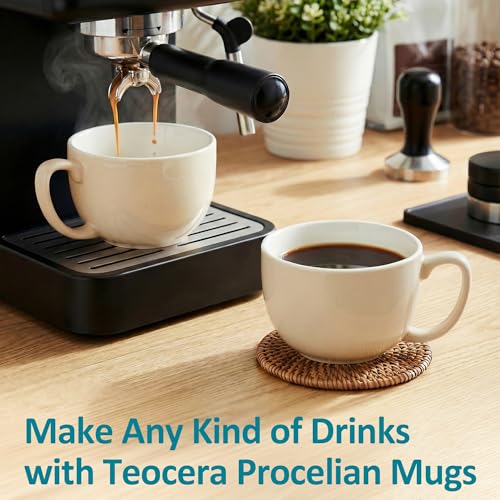 16oz Large Coffee Mugs Set of 4 (4 Count)