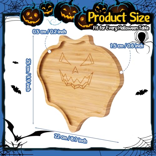 Bat Shaped Bamboo Serving Tray