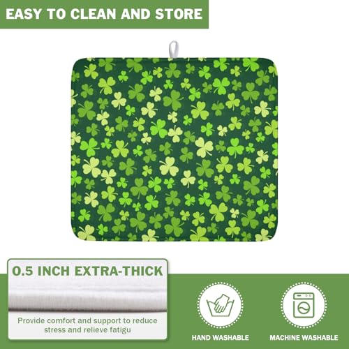 St. Patrick's Day Dish Drying Mat for Kitchen Counter