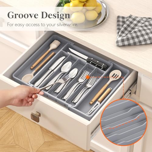 Expandable Silverware Drawer Organizer