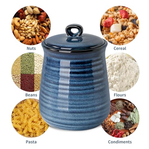 Ceramic Food Storage Jars (3 Count)