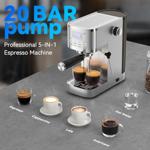 Espresso Machine with Adjustable Extraction Temperature