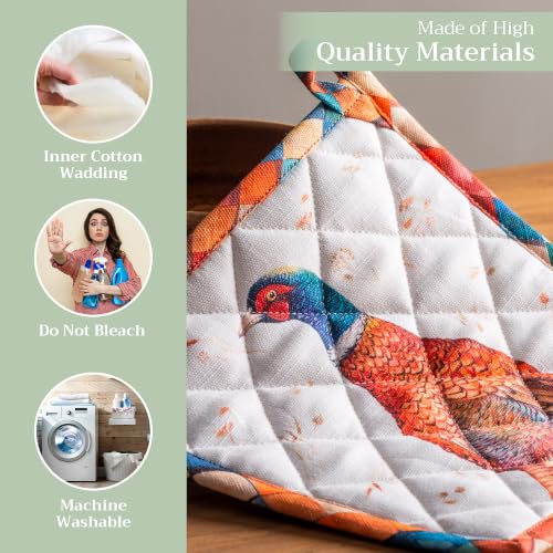 Pot Holders 100% Cotton Potholders (2 Count)