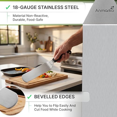 Stainless Steel Spatula with Plastic Handle