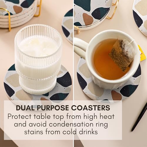 Terrazzo Coasters Set of 6 (6 Count)