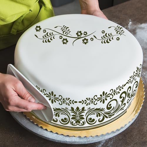 Cake Stencils Decorating for Baking (12 Count)
