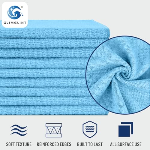 Blue Microfiber Cleaning Cloth (150 Count)