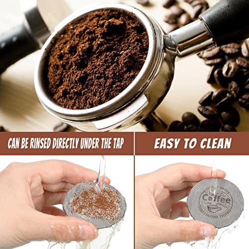 2 Pcs 51mm Espresso Puck Screen 1.7mm Thickness for Portafilter (2 Count)