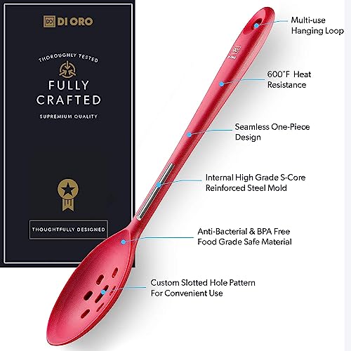 DI ORO Silicone Slotted Spoon