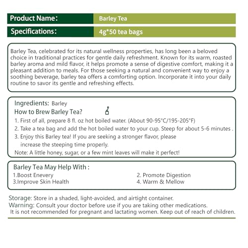 Barley Tea 4g X 50 Count