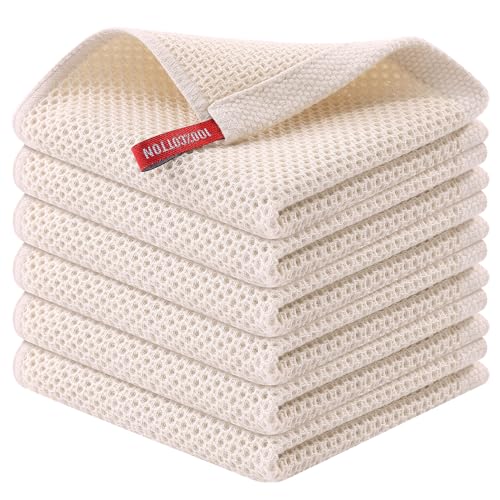 100% Cotton Waffle 6 (6 Count)