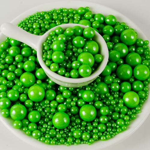 Halloween Green Pearl Sugar Sprinkles (4.58 Ounce)