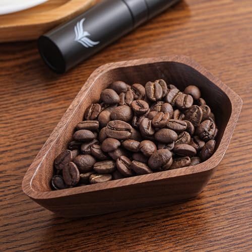 Walnut Coffee Bean Dosing Cup and RDT Spray Bottle