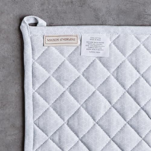 100% Cotton Oven Mitt & Pot Holder Set