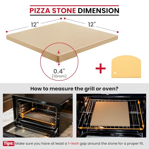 Pizza Stone for Oven and Grill