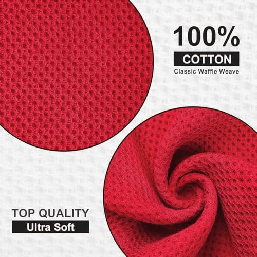 100% Cotton Waffle 8 (8 Count)