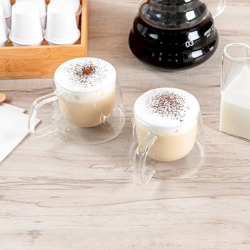7 oz Professional Glass Coffee Mug (2 Count)