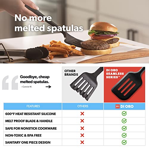 DI ORO Silicone Turner Spatula Set