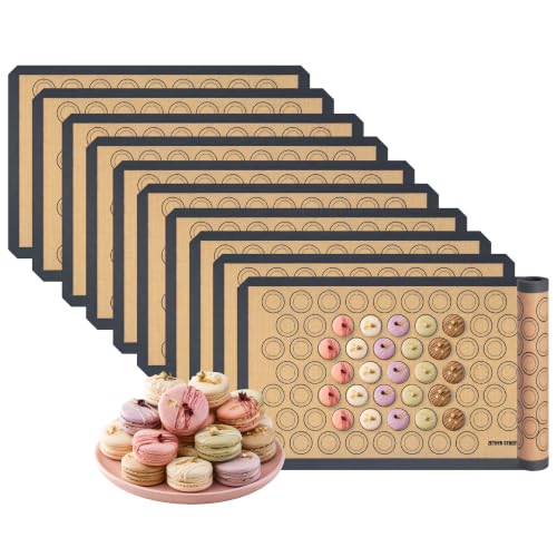 Macaron Baking Mat Silicone Non Stick (10 Count)