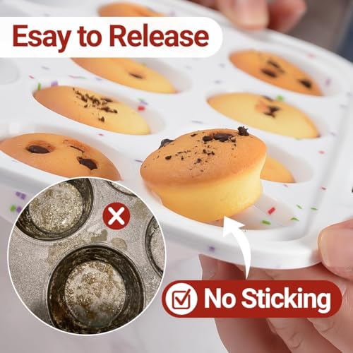 Silicone Mini Muffin Pan with Metal Frame