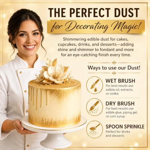 Gold Luster Dust Edible 20g