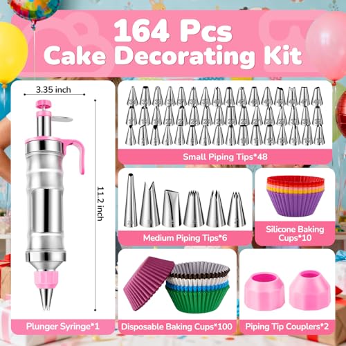 Cake Decorating Tools Supplies Kit (164 Count)
