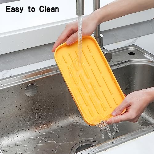 Silicone Kitchen Sink Organizer Tray for Multiple Usage