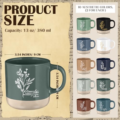 20 Pcs Christian Mugs Bulk for Women Gifts (20 Count)