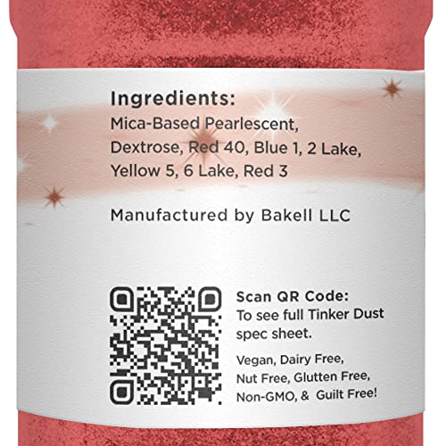 Burgundy Red Edible Glitter